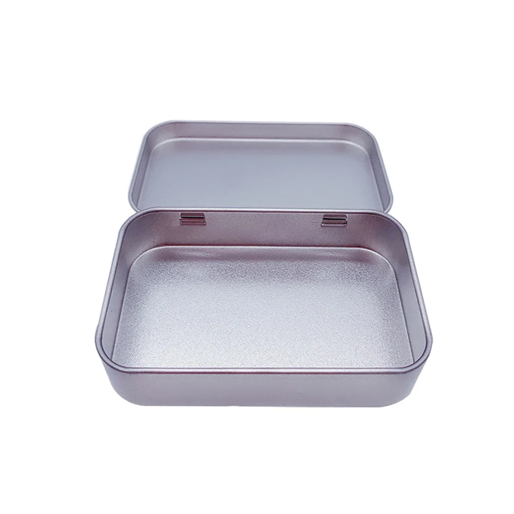 

6Pcs Connected Storage Boxes High Quality Tinplate Press Lid Container for Cosmetics Decoration Organizer