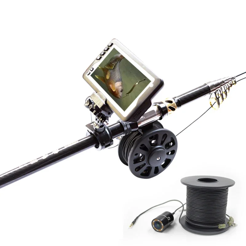 Laudtec Portable Telescopic Fishing Rod Reel With Visual Camera Sea_Fishing_Rod