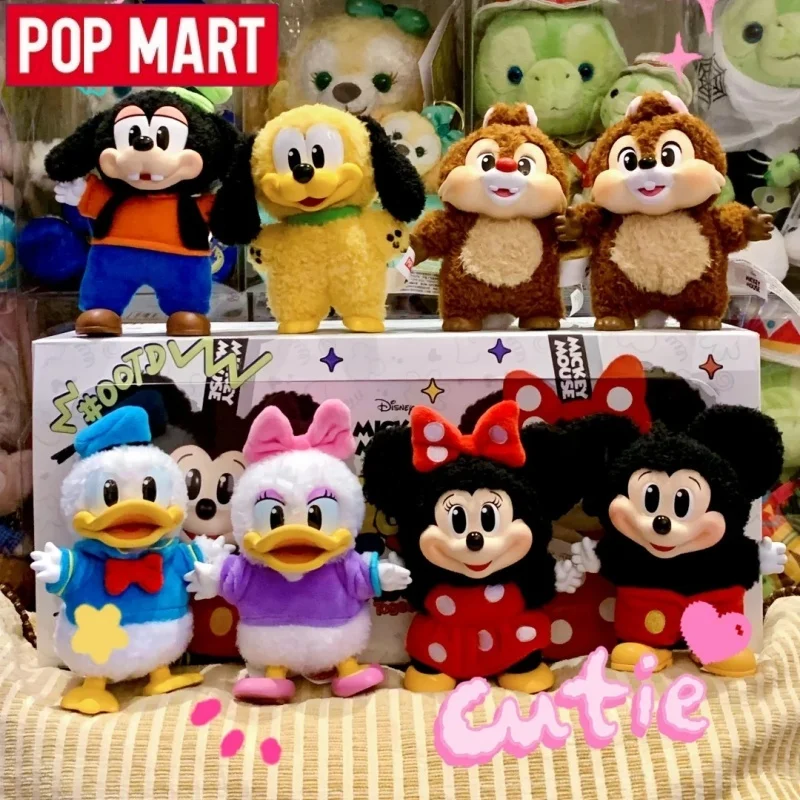 POPMART Genuine Mickey Family Cute Together Keychain Series Blind