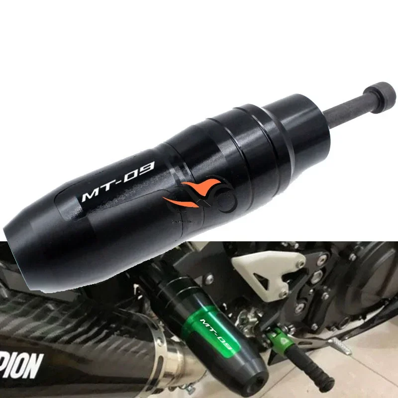 Para YAMAHA MT-09 MT09 Tracer FZ-09 FZ09 MT 09 FZ 09 motocicleta CNC marco almohadillas de tope deslizadores de escape Protector contra choques con