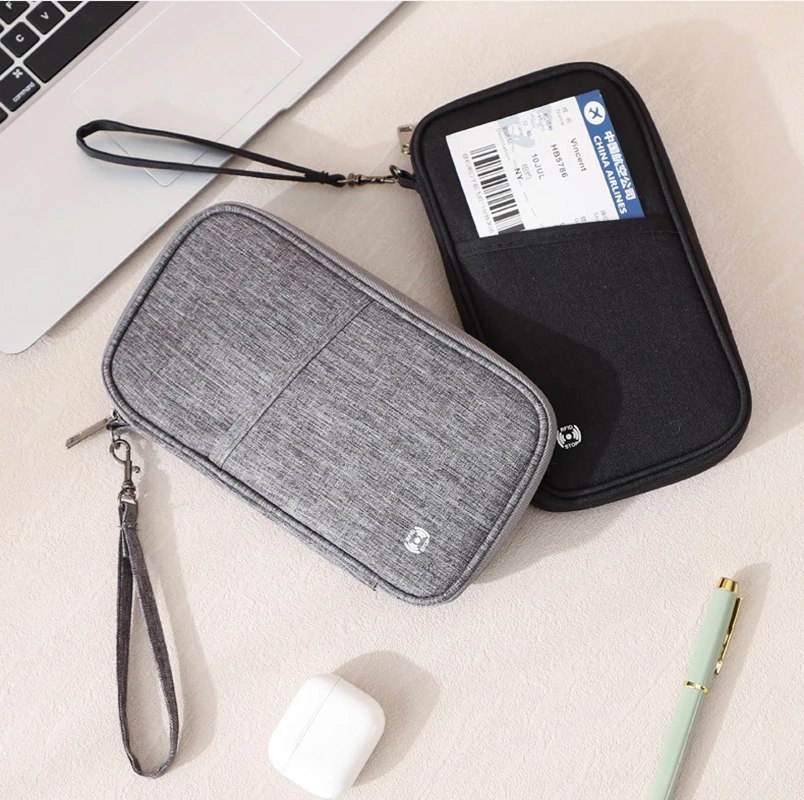 

Rfid Multi-Functional Document Case Cationic Passport Holder Rfid Blocking Wallet For Women Family Travel Organization