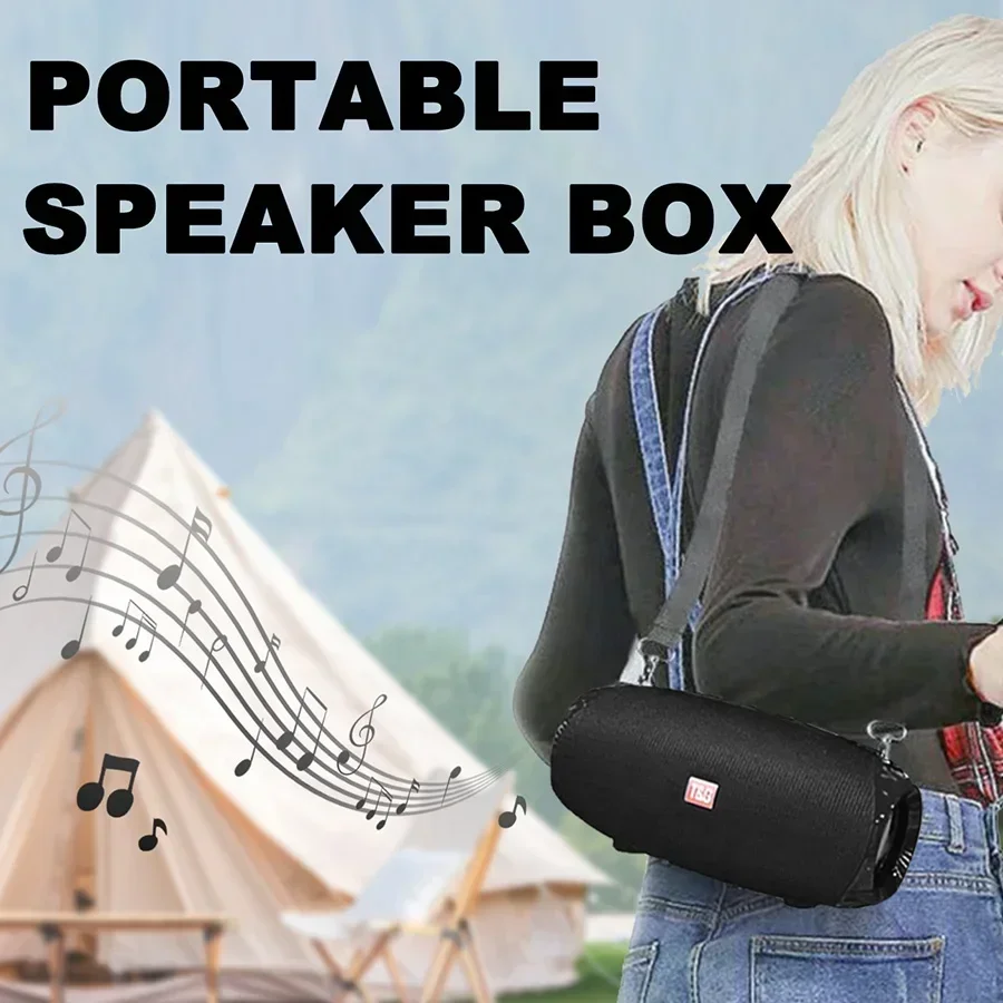 Bluetooth Speaker Portable Dual Loudspeaker Wireless Stereo Speakers Outdoor/Portable/Party /TWS/FM/TF card/USB