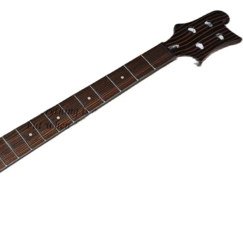 4-string zebra wood bass neck 4003 neck