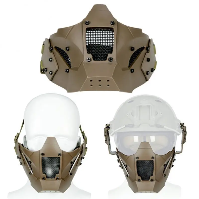 Protective Mask Wosport High Quanlity Thickened Chemical Resistance Adjustable Hunting Equipment Warrior Mask Tactical Mask