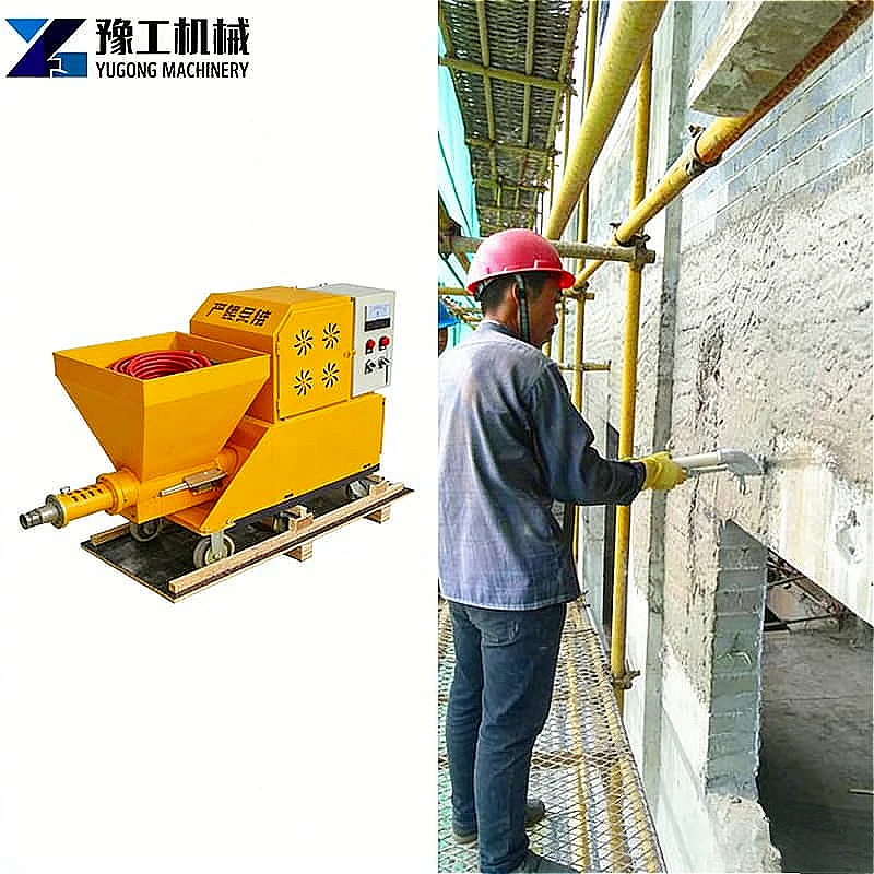 

High Performance Wall Plastering Pump Mortar Cement Spray Machine for Building Renovation and Construction Work Customized Sale