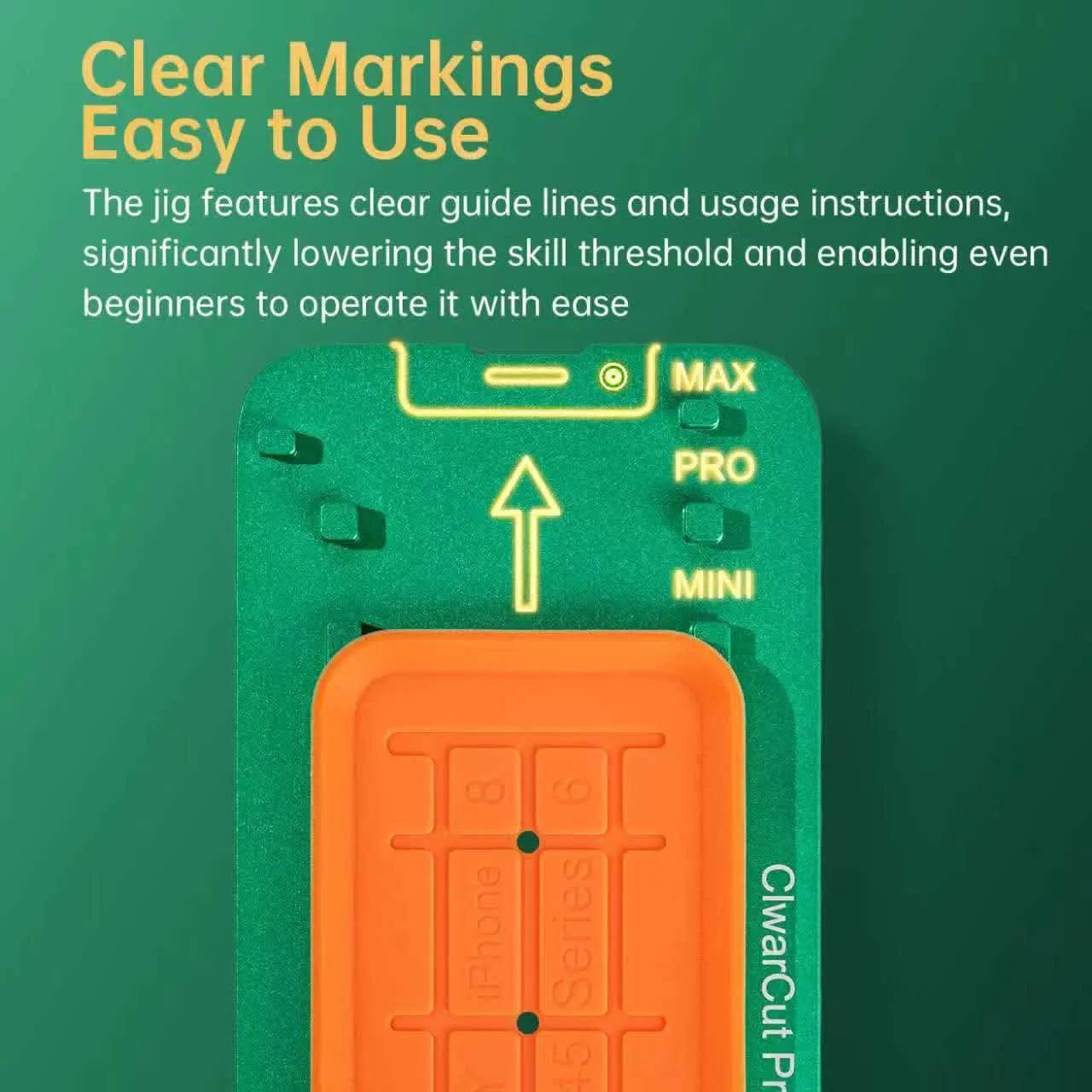 M.Y Visualized Mobile Phone/Tablet Screen Separator: Precise Alignment, Suitable for Both Flat and Curved Screens