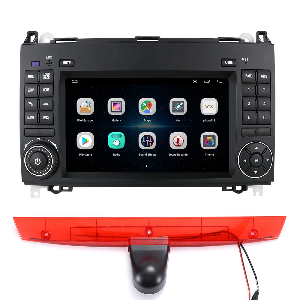 

7-inch Android Car radio with wireless Bluetooth Carpaly GPS Navigation +HD reverse Camera For Mercedes Benz viano Vito W639