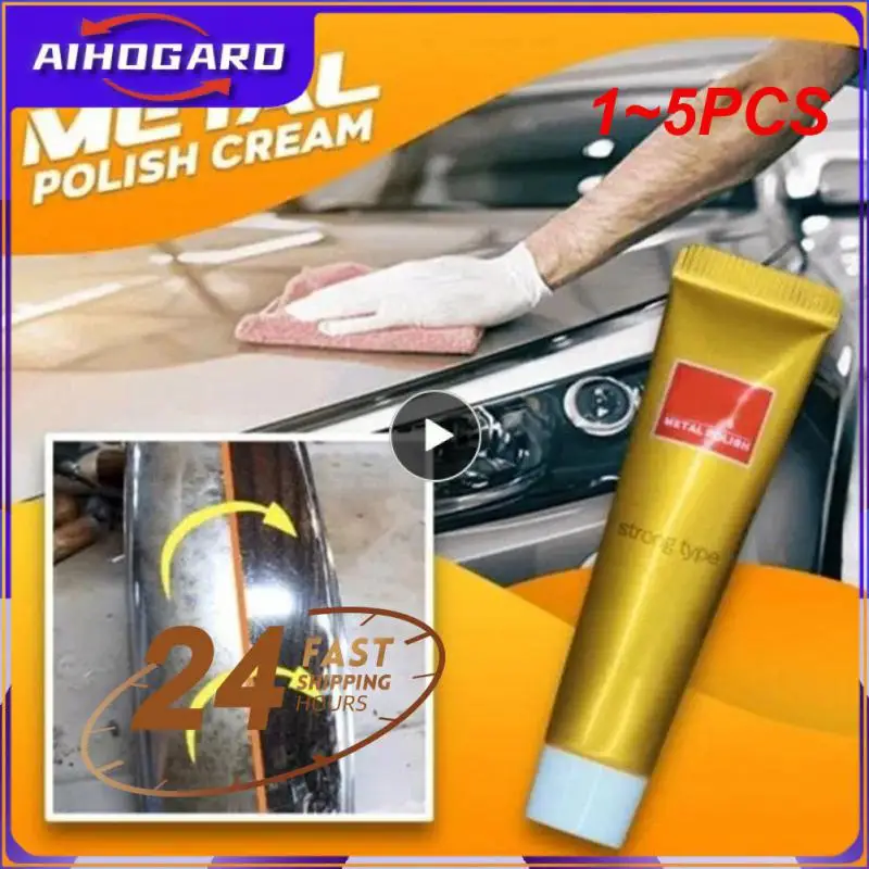 1~5PCS 5/10/15g Metal Abrasive Polish Cleaning Cream Polishing  Paste Rust Remover For Iron Chrome Brass Copper Nickel Stainless