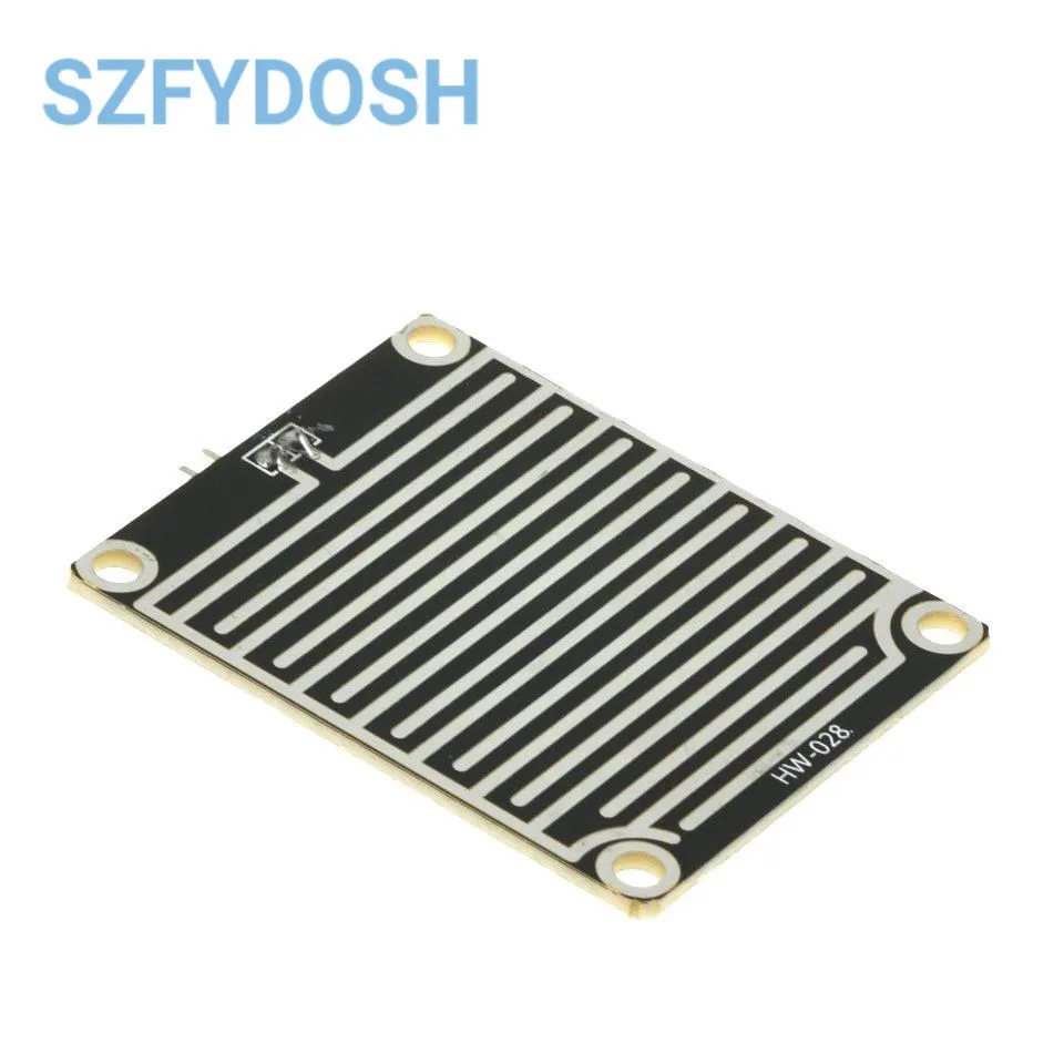 10pcs/lot Single PCB Board Raindrop Module Sensor Rising Water Level Detection Module Raindrop Sensor Board