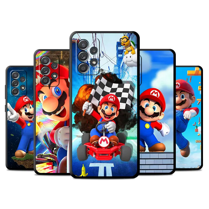 

Чехол для Samsung Galaxy A52, A53, A12, A13, A32, A51, A54, A13, A14, A33, A21s, A23, A31, A34, A22, A72, мягкий чехол для телефона SuperMarios Bros