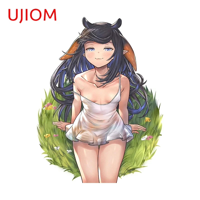 UJIOM 13cm X 9.9cm NSFW Hentai Big Breast Ninomae Ina Nis Cartoon Girls Wall Stickers Sofa Wall Decal Cute Living Room Wallpaper