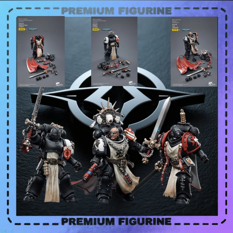 

JOYTOY Darksource Warhammer 40K Black Hallows Marshal Emperor's Crown Swordmasters Brotherhood 1:18 Movable Soldier