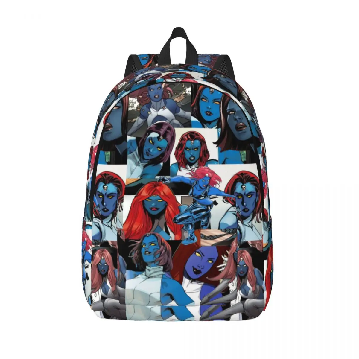 Custom Mystique Canvas Backpack for Men Women College School Students Bookbag Fits 15 Inch Laptop X-Men Bags