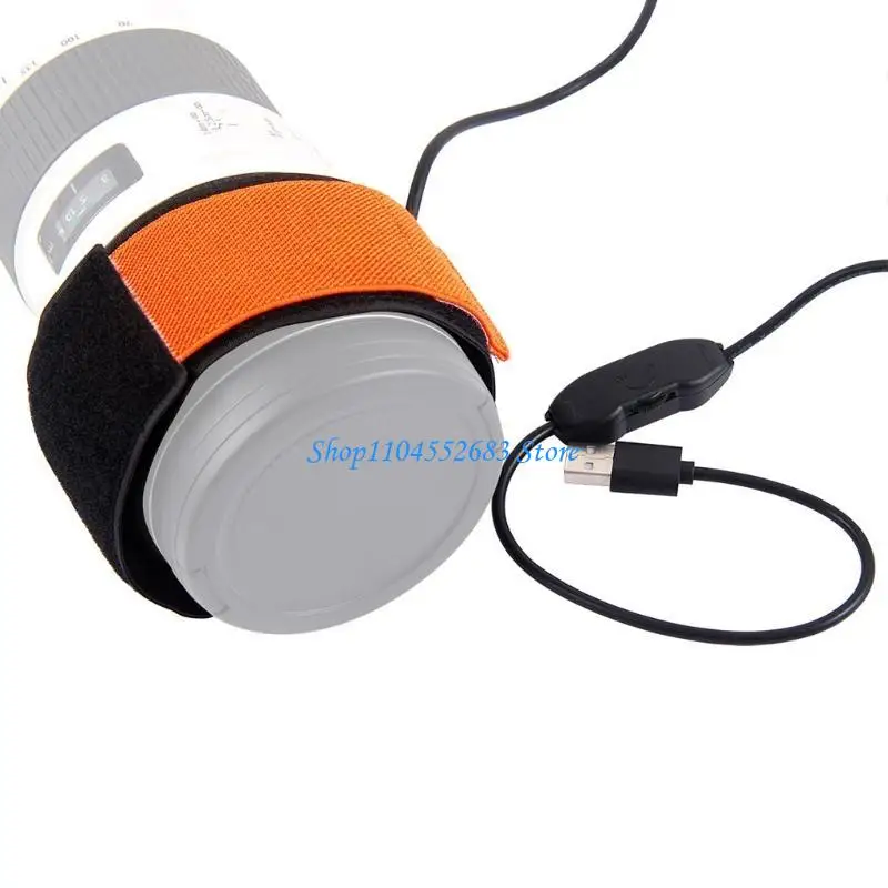 

Y6GD Camera DSLR Lens Dew Removal Heater Strip for 130mm Astronomy