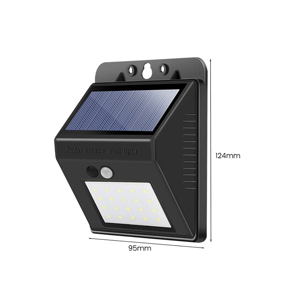 Solar Security Lights Outdoor, Wireless Motion Sensor Lights, IP65 Waterproof Security Lights, 3 Modes Ultra-Bright LED Wall Lig