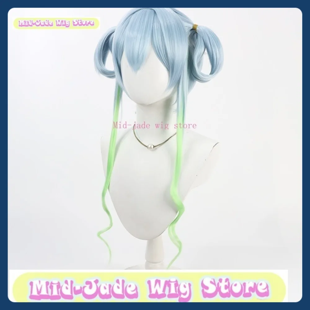 Mid-jade Wig Store Ongeki Suzu Island Aris Cosplay Wig Anime Game Role Playing Synthetic Hair Halloween Party
