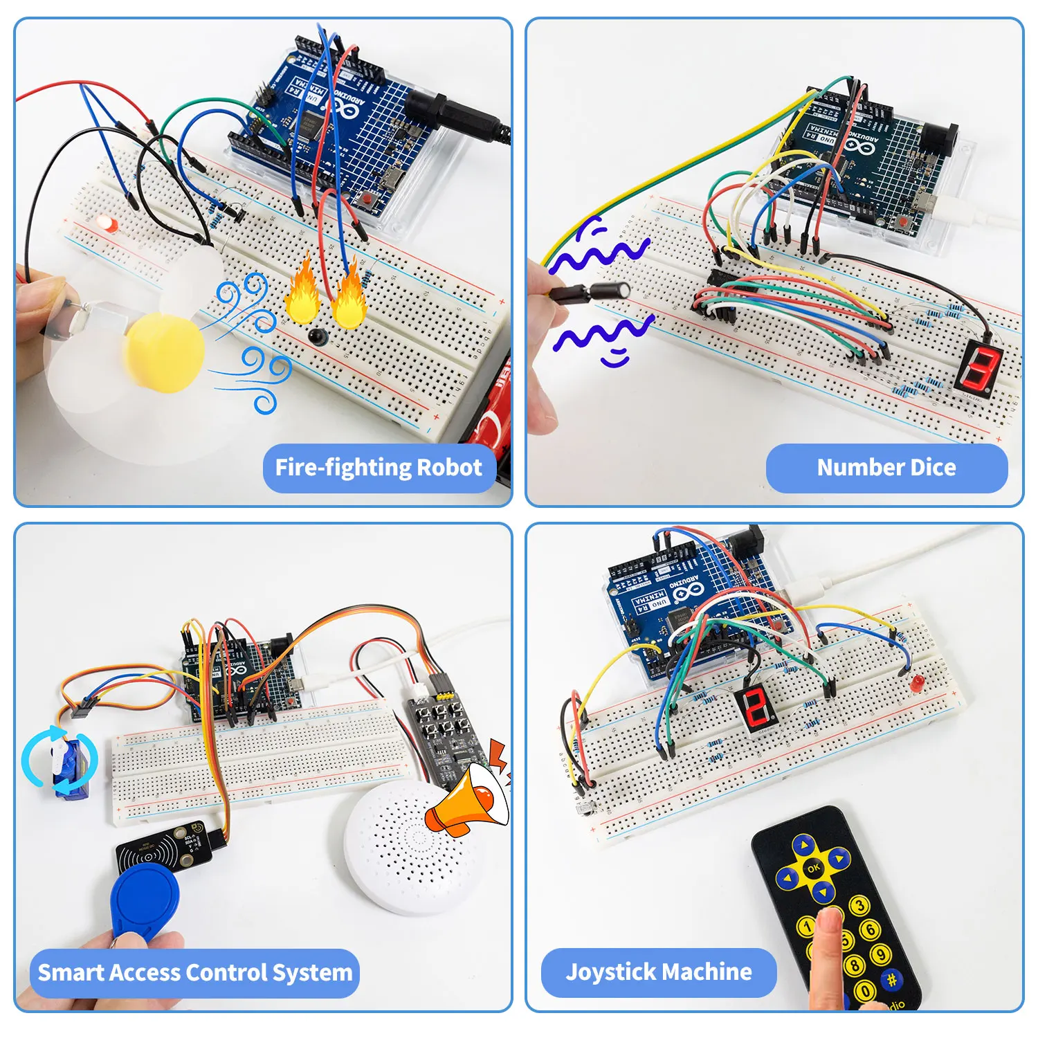 Keyestudio IoT Smart Living Kit with Arduino Uno R4 WiFi