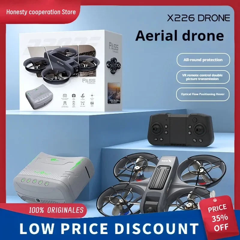 VR Professional Mini Drone for Kids with HD Camera Brushless Motor Optical Flow Positioning Remote Control Toy Quadcopter