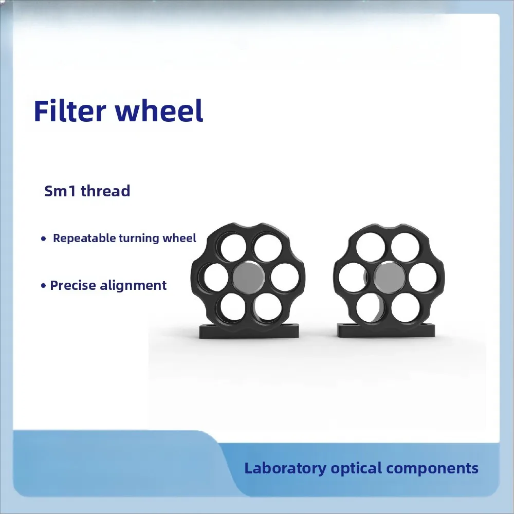 Filter wheel FWO reproducible double wheel single wheel precise alignment independent rotating equipment compatible