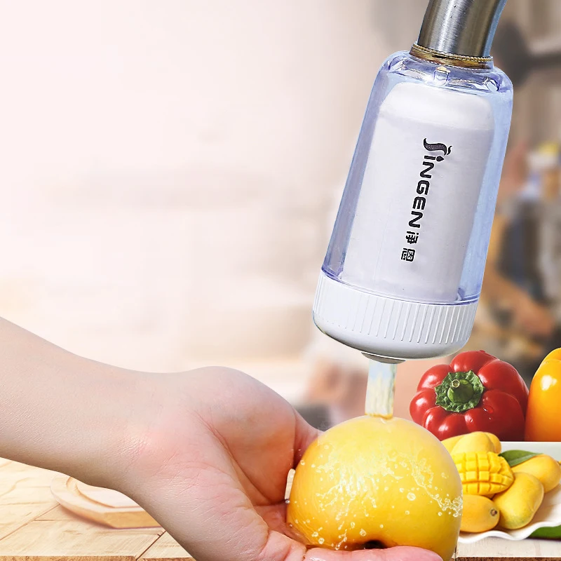 Washable Faucet Ceramic Filter Multi-layer Filtration Purifier Activated Carbon ABS High Efficiency Filter For Remove Impurities