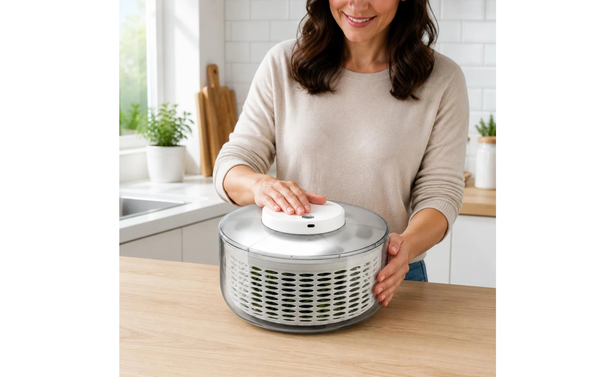 Electric Salad Dryer Perforated Vegetable Dryer Dewatering Basket Compact Food Prep Tool Countertop https://ae-pic-a1.aliexpress-media.com/kf/S47f68aedd28f40e9aebe51a60e4d5d14t.jpg