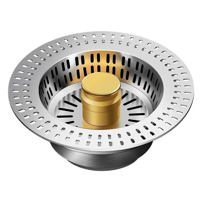 Stainless Steel Sink Filter Screen, Kitchen Universal Sink, Leaking Plug, Sink Bounce Core, Drain Device