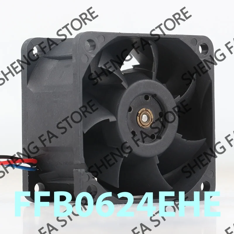 AC EC 6038 60X60X38MM 6CM Cooling Fan FFB0624EHE-R00 Delta 12V 48V DC 24V 0.57A Industrial Inverter Large air Volume Double Ball
