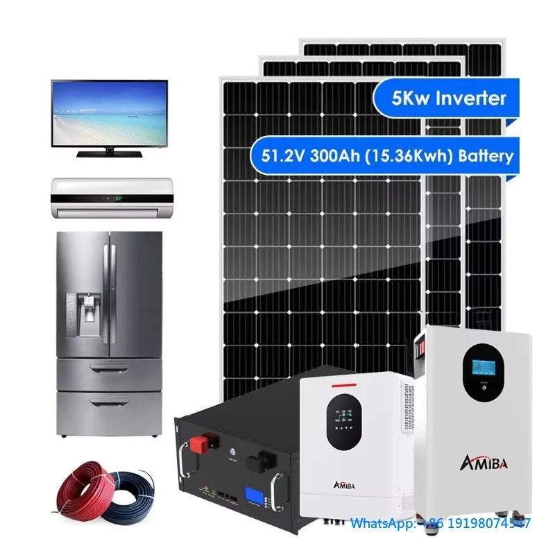 

2026 Hot Sale 5KW 8KW 10KW 15KW 20KW 30KW Whole House Off Grid Rural Hybrid Solar Kit For House Use