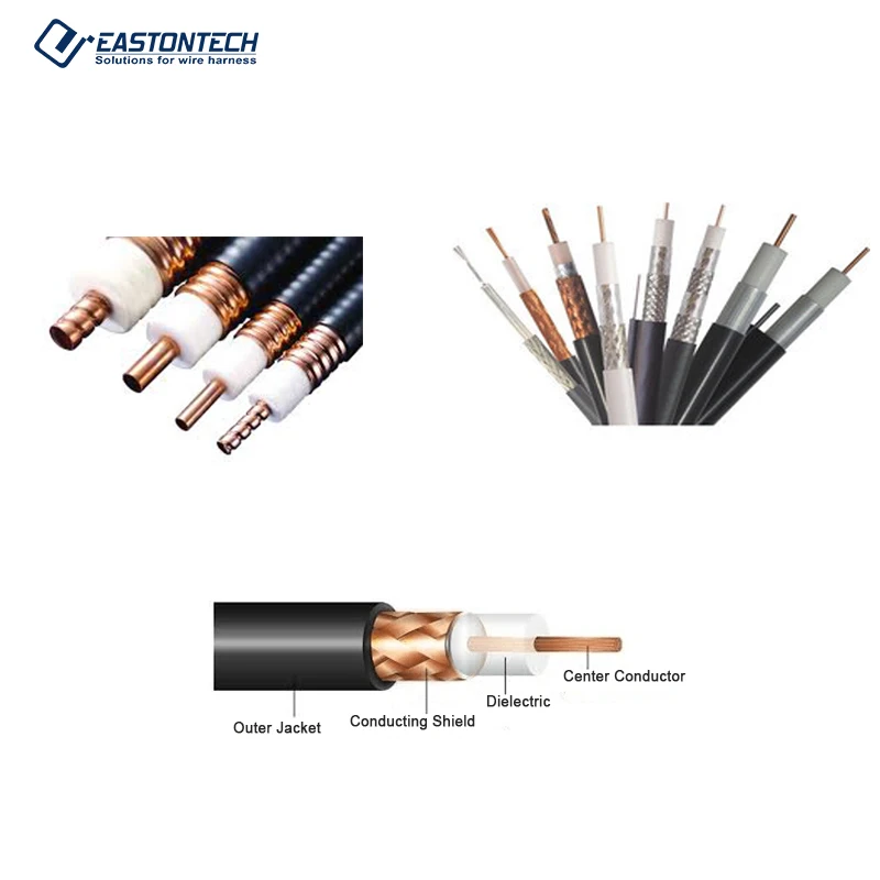 EW-06F-2 Automatic Coax Cable Stripper RG400 Cable Wire Coaxial Stripping Machine 1.5-9.5mm OD Cable Manufacturing Equipment