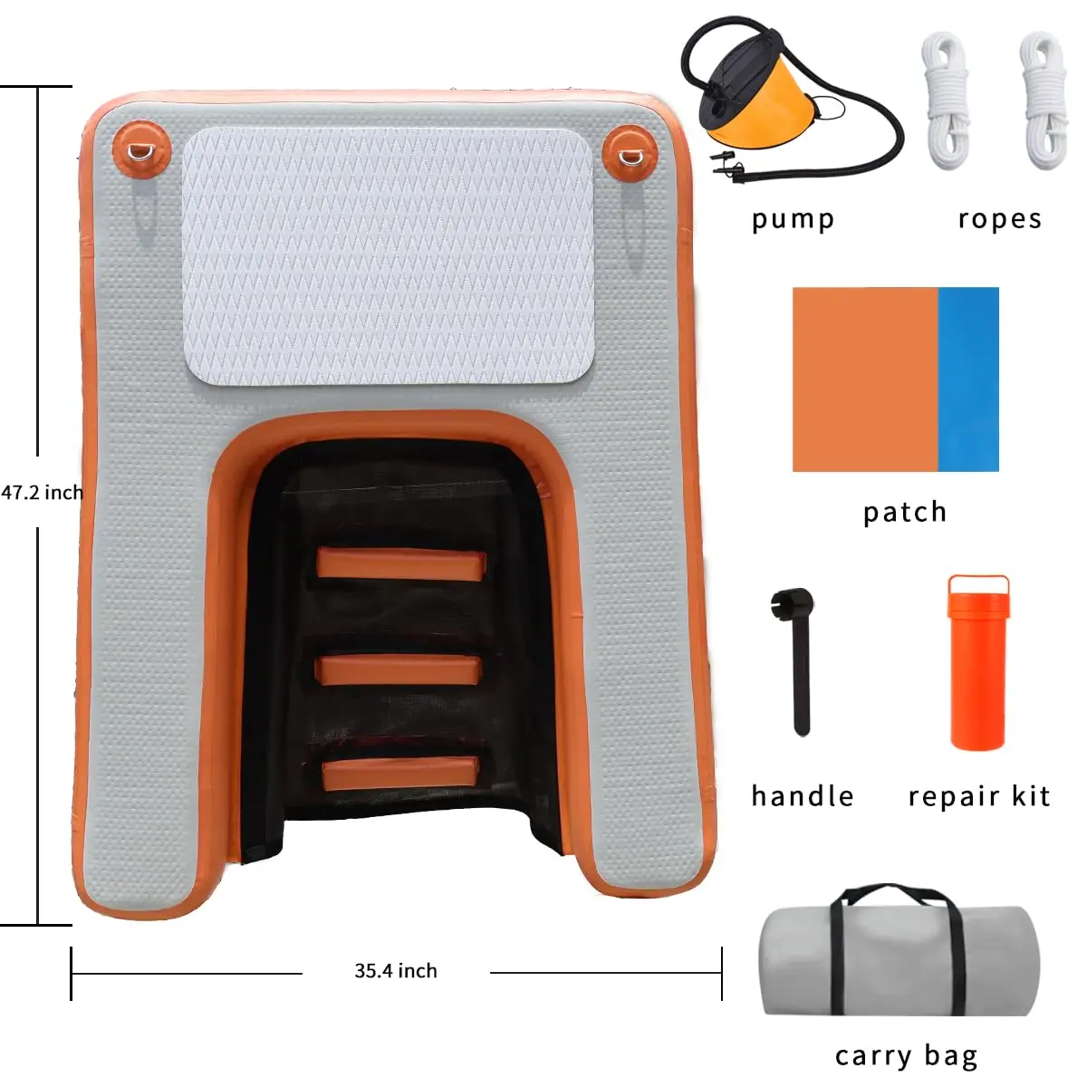 

Hot Sale Water Equipment Inflatable Platform Durable Floating Dog Ramp for Swimming Pool