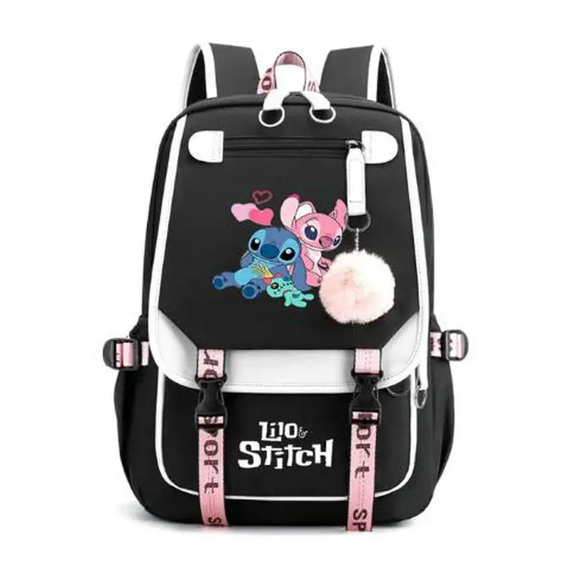 Lilo Stitch Printed Backpack Student Mochila Teenagers Bookbag Sport Rucksack for Boy Girl Bagpack Laptop Teens Travel Schoolbag