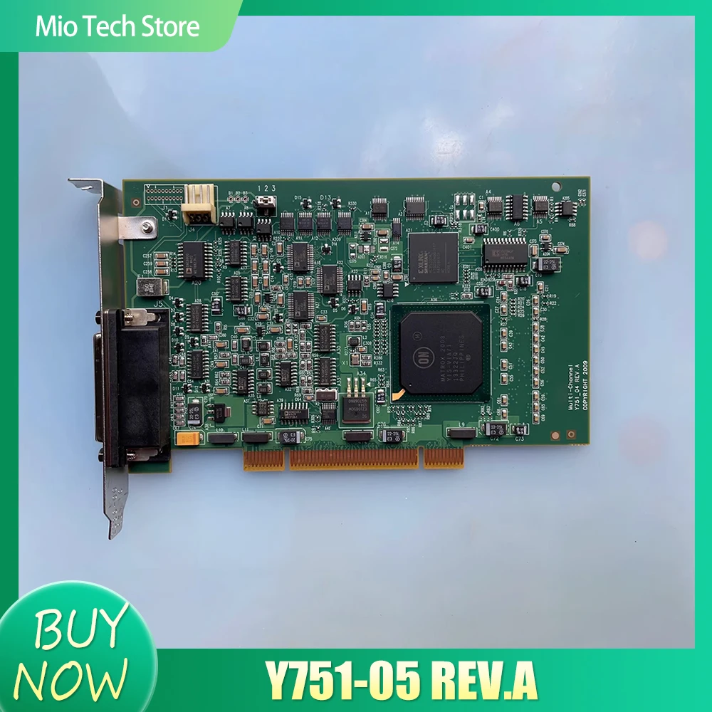 Original For Matrox Y751-05 REV. A METEOR2-MC/4 * 500 Industrial Image Data Acquisition Card