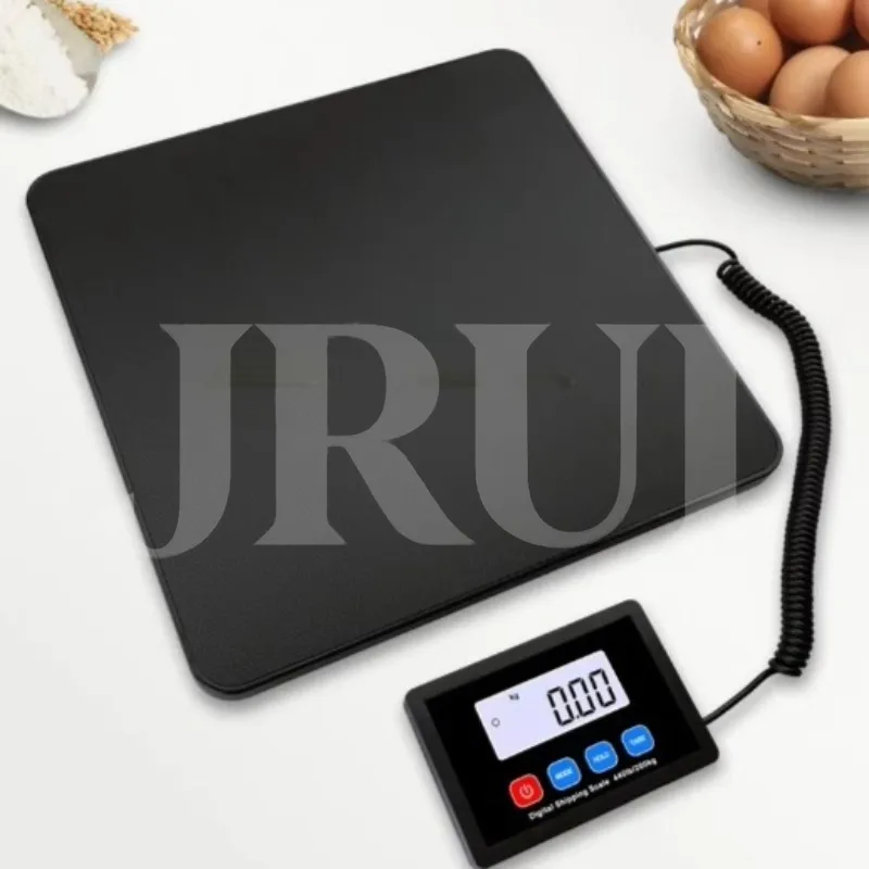 200kg 10g High Precise Digital Weighing Scale White Backlit LCD Electronic Scale for Courier Shipping