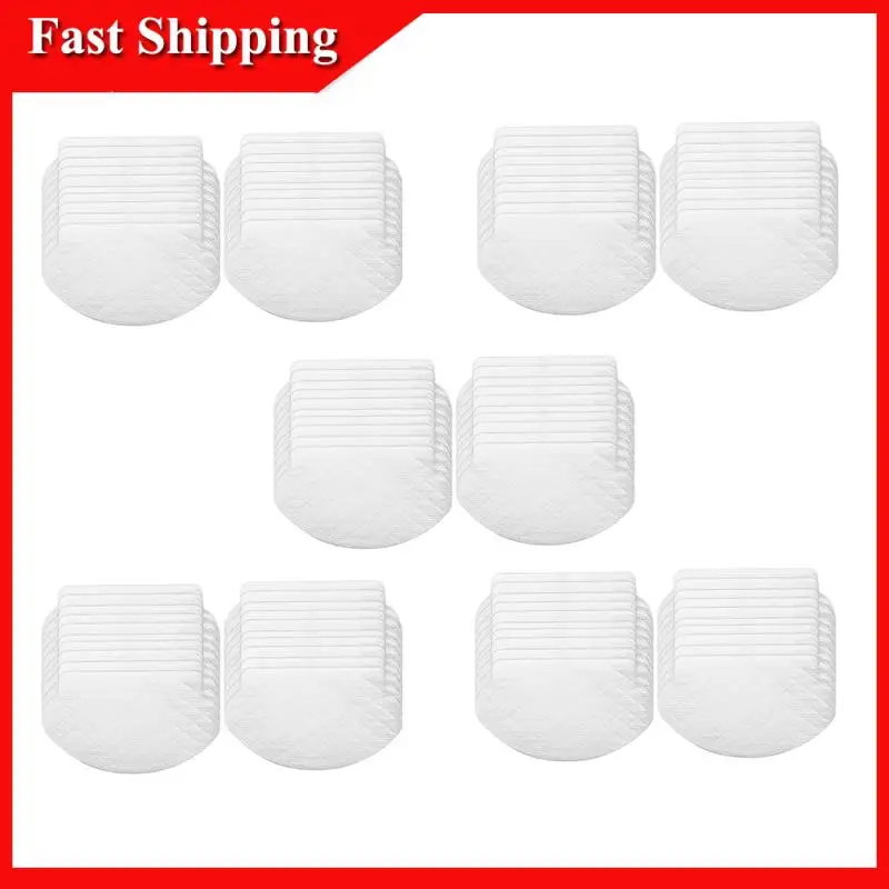 

-A64E 100PCS Replacement Disposable Mop Cloths For Ecovacs Deebot Ozmo 950 920 905 Rags Robotic Vacuum Cleaner