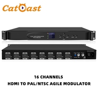 16 Channel HdMI To RF NTSC PAL DK/BG Broadcast TV Analog Converter Analogue Modulator