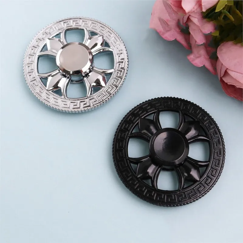 Nuovo Fidget Spinner in Metallo EDC, Giocattolo Antistress per Adulti, Regalo per Alleviare Ansia e Stress