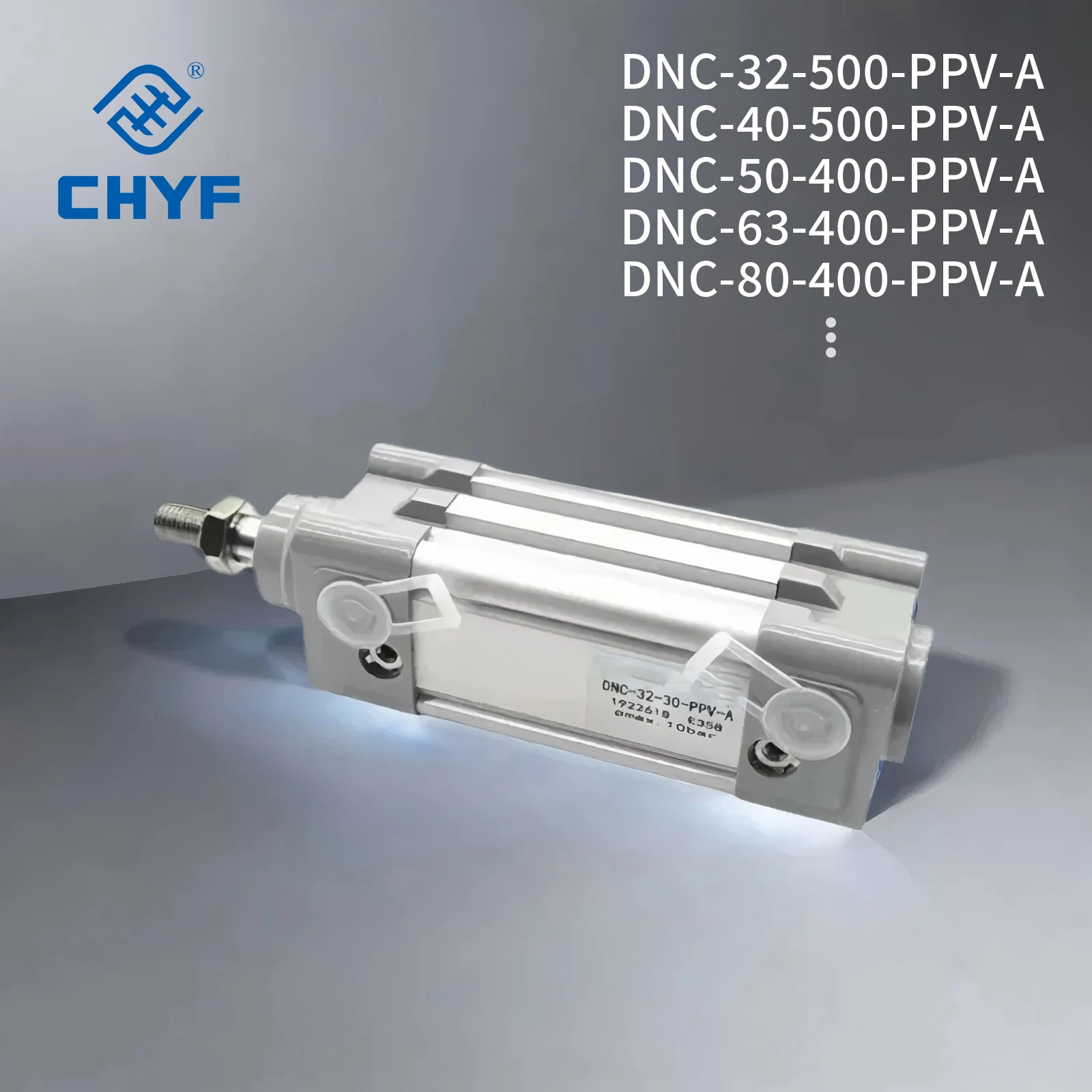 

CHYF DNC Series Standards-based Air Cylinder with Fixed or Adjustable Cushioning