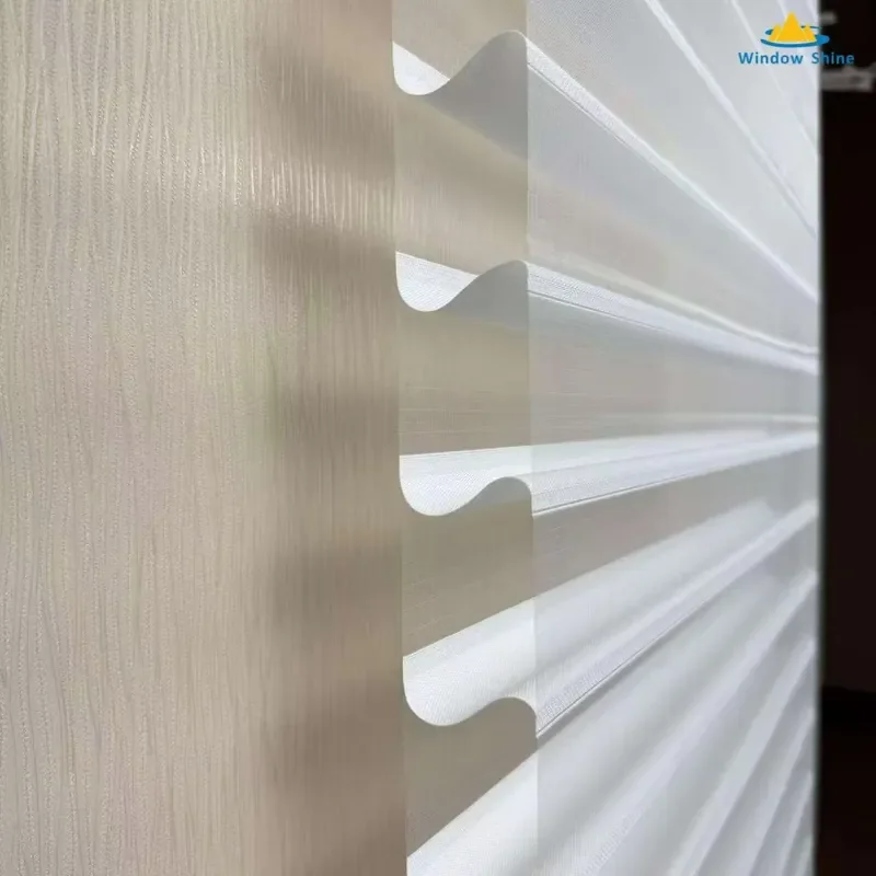 Beautiful Smart Voice Motorized Shangri-La Blinds Sheer Shades