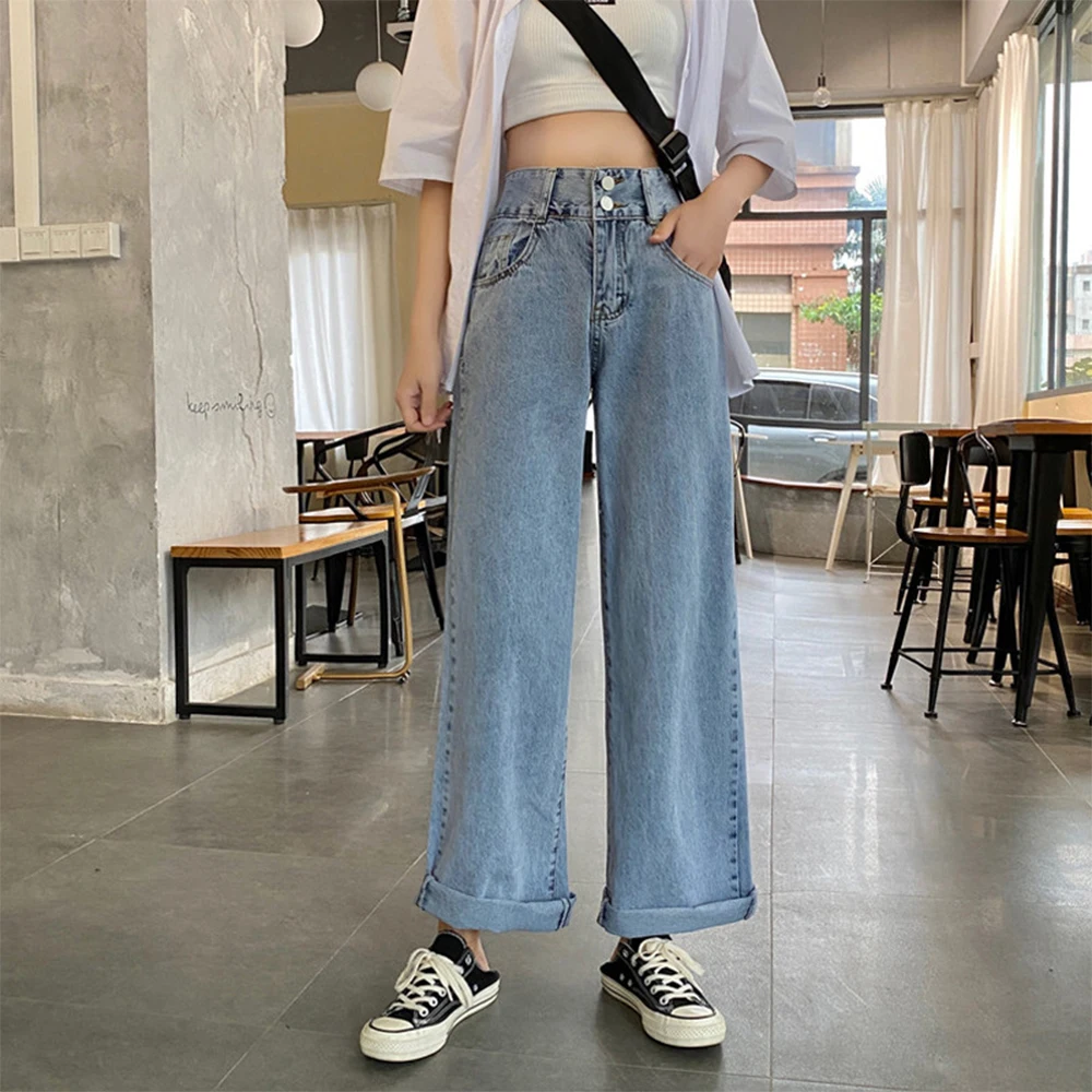 Women Pants High Waist Korean Women's Clothes Women's Denim Shorts  Black Jeans Pants Woman Summer 2023 Streetwear Fashion