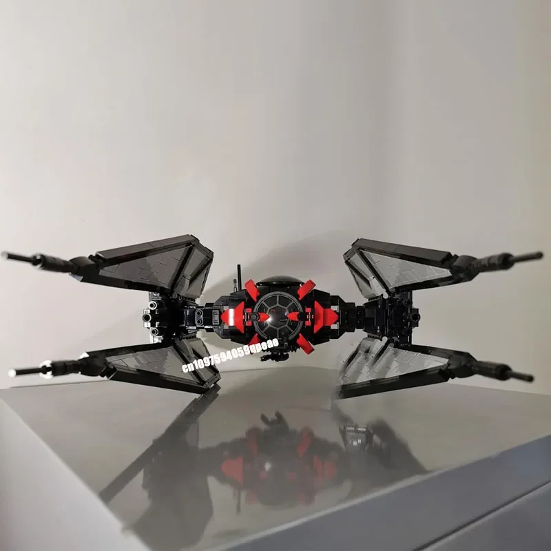 Nouveau 1129 pièces célèbre film de combat étoile Moc Spacefighter cravate murmure modèle idées créatives enfant jouet cadeau d'anniversaire Puzzle personnalisé