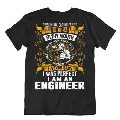 Perfekt Ingenieur T-Shirt Modisches Design Hemd Originator T-Shirt