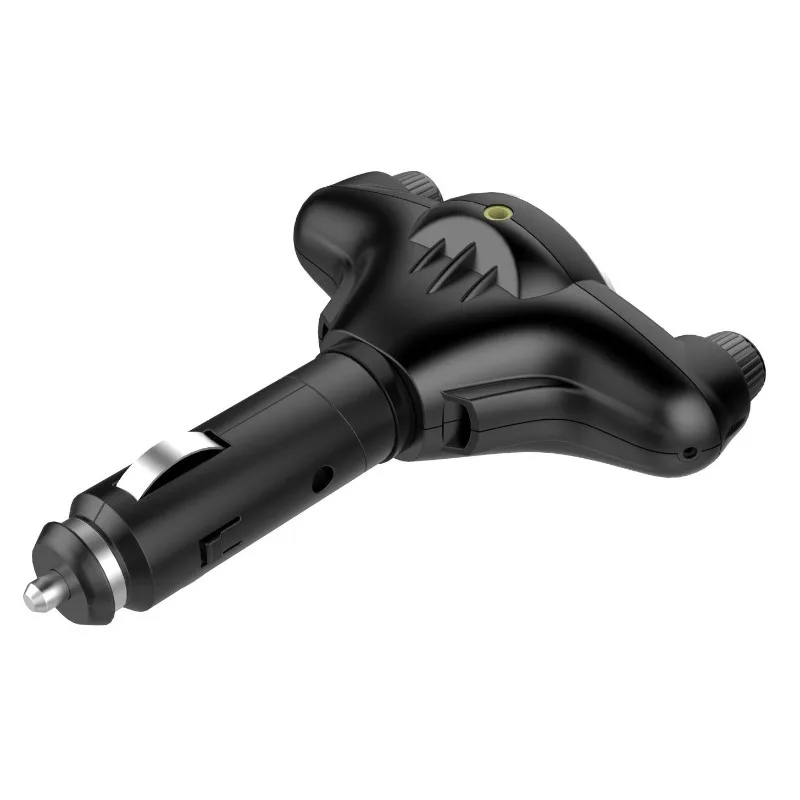 Nouveau BT08 Code cassé Version grands yeux Double tête FM voiture Bluetooth Mp3 Double bouton grand écran affichage détection de tension