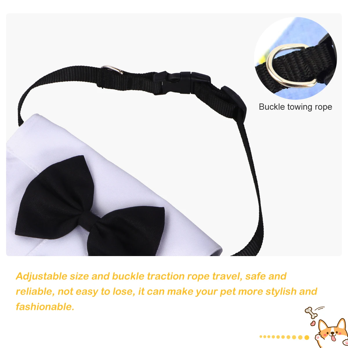 

Pet Bib Dog Saliva Scarf Collar Cotton Fashion Neck Accessory Stylish Photo Prop Pet Bandana Durability Comfort Pets Accessories