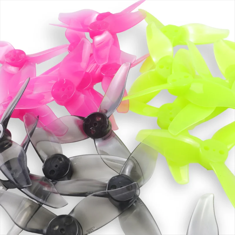 NEW 8pcs GEMFAN Hurricane 2023 2x2.3 2 Inch 3-Paddle PC Propeller with 1mm/1.5mm Holes for 1105-1108 Motor for FPV Racing Drone