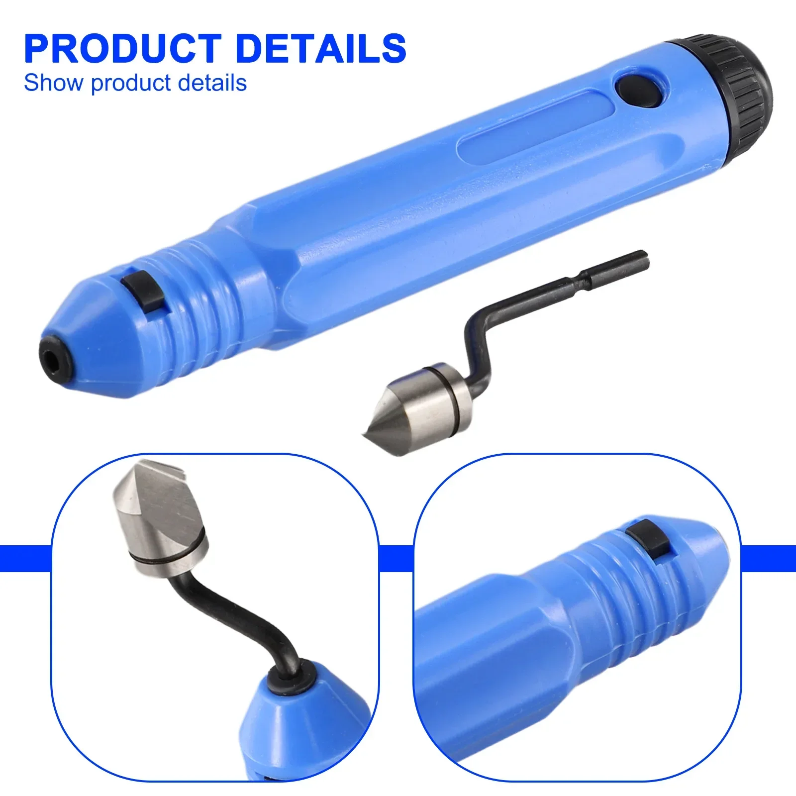 Energy Conservation Rough Edge Remover Handle Trimmer Deburring Tool 63RC Blue Burr Handle M2 High Speed Steel