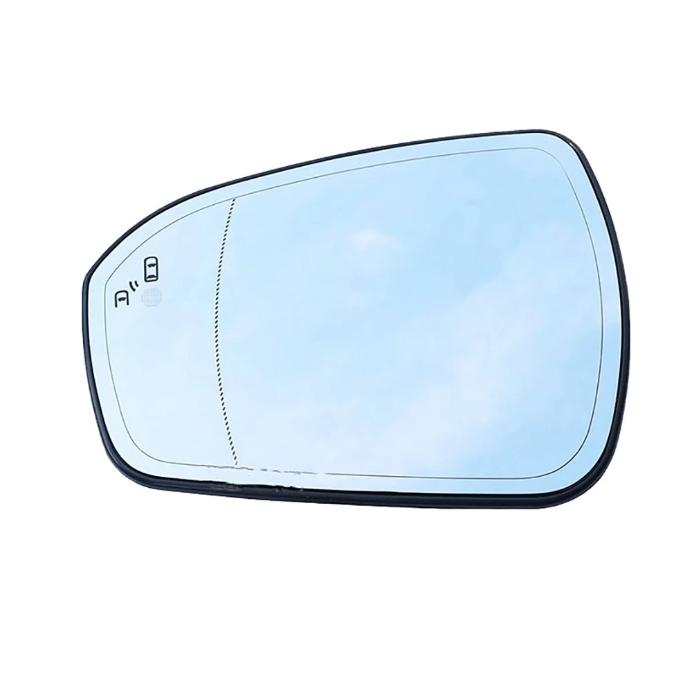 Left Rearview Mirror Glass Heated/Anti-Dazzle/Auxiliary Blind Spot Mirror for Ford Mondeo 2013-2018