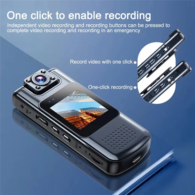 -WSFS Wifi IR Night Vision Action Video Recorder 2K Handheld Sports Camera With Magnetic Back Clip