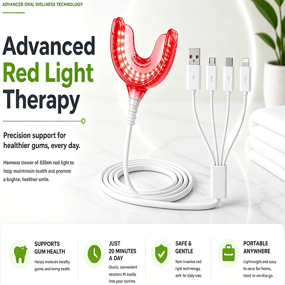 Starlite Smile Gum Disease Treatment,Periodontal Treatment Oral Care Red Light Therapy Promotes Healing and Pain Relief - view 4