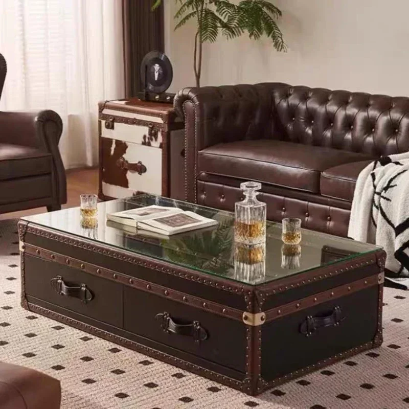 

combination bar villa home leather art coffee table