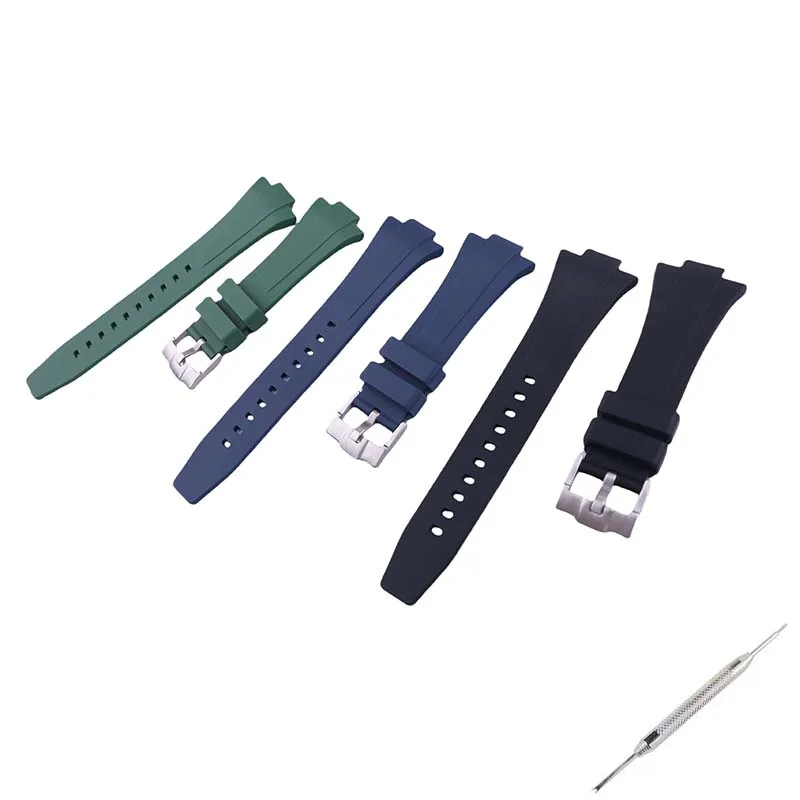 Watch accessories silicone watch band Compatible for TISSOT prx strap12mm men's and women's Tissot rubber strap 1853 belt buckle